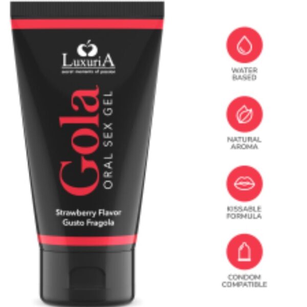 Intimateline Luxuria Gola — Oral Sex Gel, 50 ml, Strawberry — Wellness — view 4