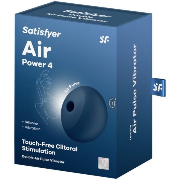 Satisfyer Air Power 4 — Air Pulse Stimulator, Waterproof — Air Pulse Vibrators — view 10