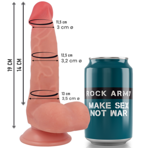 Rockarmy Fox — Realistic Dildo, Silicone, 19 cm — Dildos — view 3