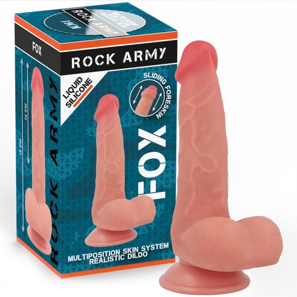 Rockarmy Fox — Realistic Dildo, Silicone, 19 cm — Dildos