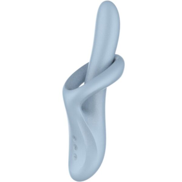 Satisfyer Heat Flex 4 — Rabbit Vibrator, Heated, Blue — G-Spot Vibrators