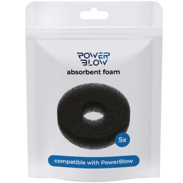 Kiiroo PowerBlow — Absorbent Foam, 5 Pack — Batteries & Spare Parts