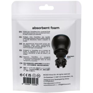 Kiiroo PowerBlow — Absorbent Foam, 5 Pack — Batteries & Spare Parts — view 2