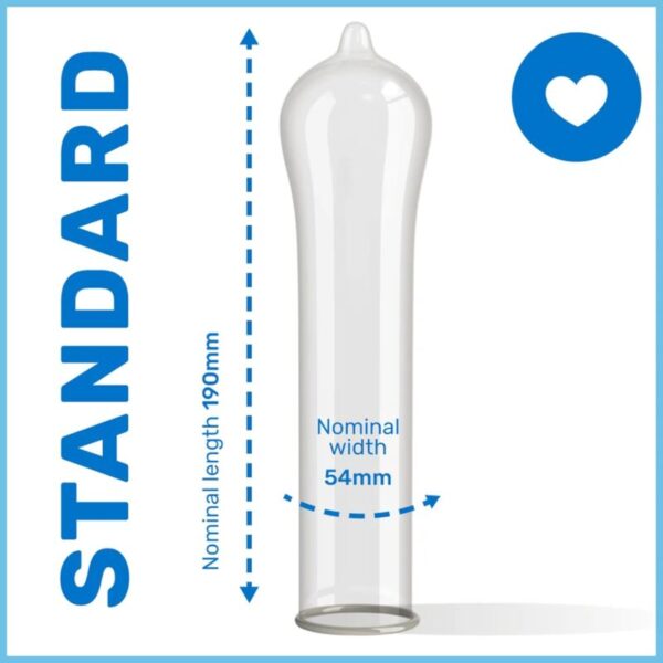 Pasante Red Ribbon — Condoms, 144 Pack — Bulk Condom Packs — view 3