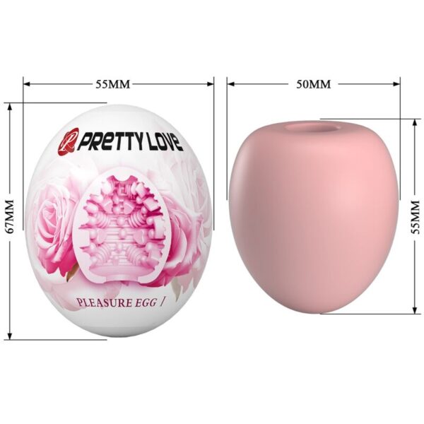 Pretty Love Pleasure Egg — Male Masturbator, Pink — Male Masturbators — view 8