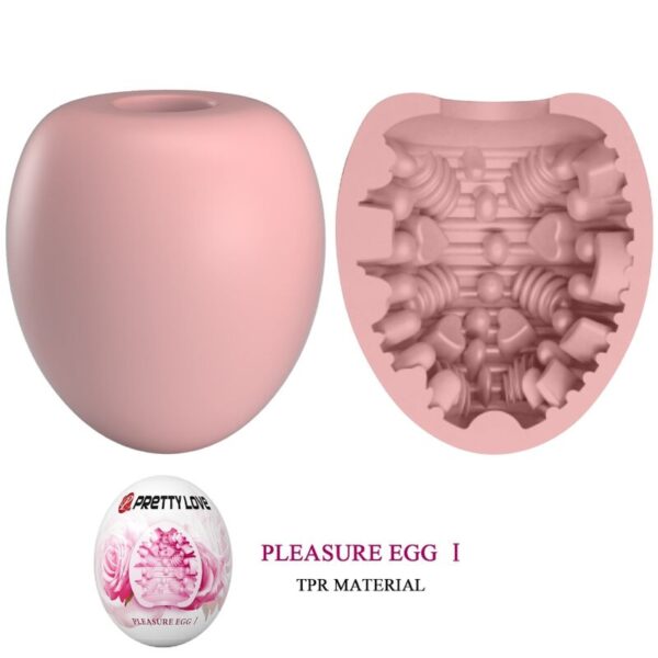 Pretty Love Pleasure Egg — Male Masturbator, Pink — Male Masturbators — view 3