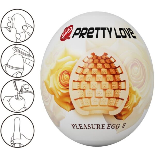 Pretty Love Pleasure Egg — Male Masturbator, Flesh — Male Masturbators