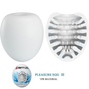 Pretty Love Pleasure Egg — Male Masturbator, White — Male Masturbators — view 4