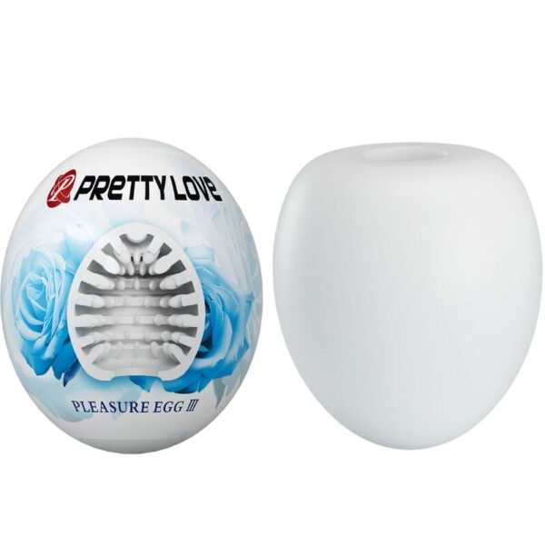 Pretty Love Pleasure Egg — Male Masturbator, White — Male Masturbators — view 2
