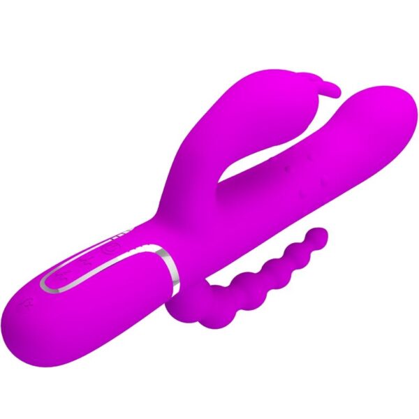 Pretty Love Cammy — Rabbit Vibrator, Silicone, Pink — Rabbit Vibrators — view 7