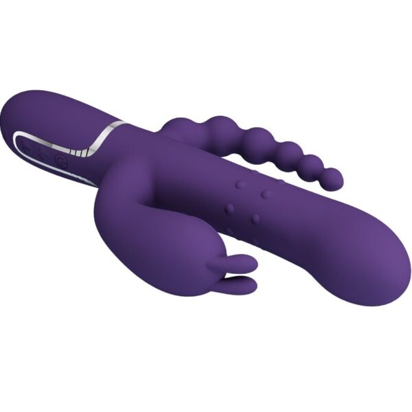 Pretty Love Cammy — Rabbit Vibrator, Silicone, Purple — Rabbit Vibrators — view 5