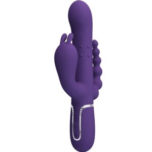Pretty Love Cammy — Rabbit Vibrator, Silicone, Purple — Rabbit Vibrators