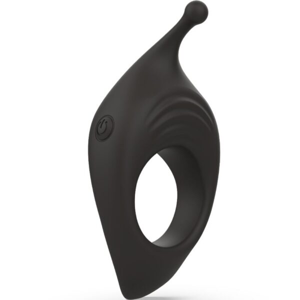 B Swish Bcharmed Rhythm — Vibrating Cock Ring, Silicone, Black — Cock Rings