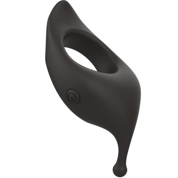 B Swish Bcharmed Rhythm — Vibrating Cock Ring, Silicone, Black — Cock Rings — view 9