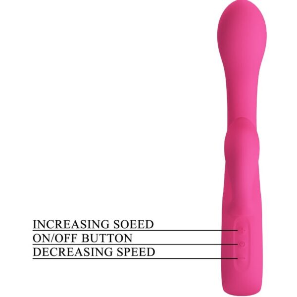 Pretty Love Fritz — Rabbit Vibrator, Rechargeable, Pink — Rabbit Vibrators — view 9