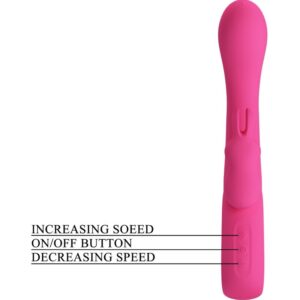 Pretty Love Novak — Rabbit Vibrator, Rechargeable, Pink — Rabbit Vibrators — view 4