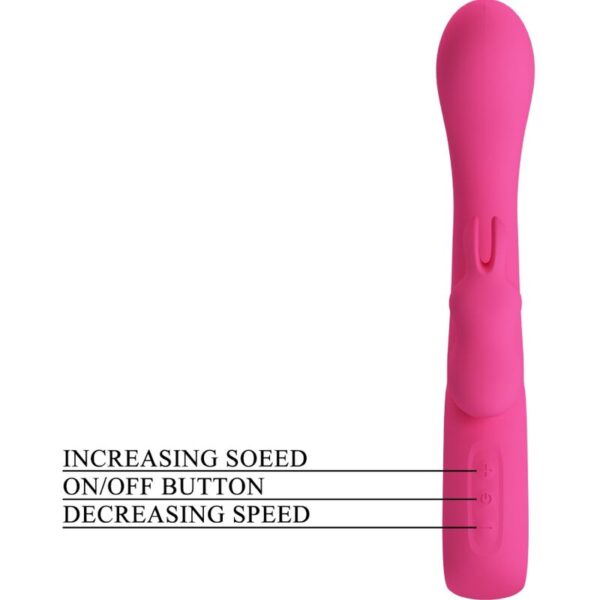 Pretty Love Novak — Rabbit Vibrator, Rechargeable, Pink — Rabbit Vibrators — view 4