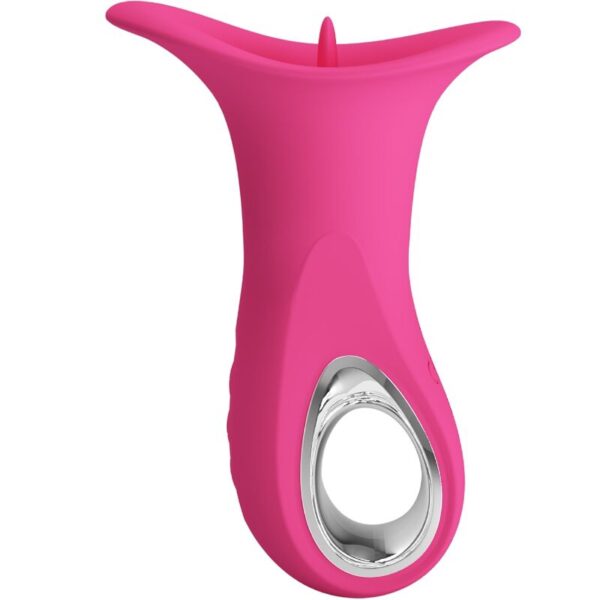 Pretty Love Clyde — Tongue Vibrator, Rechargeable, Pink — Clitoral Vibrators — view 2