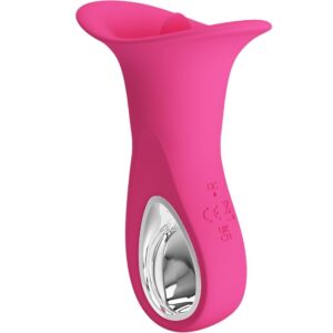 Pretty Love Clyde — Tongue Vibrator, Rechargeable, Pink — Clitoral Vibrators — view 4