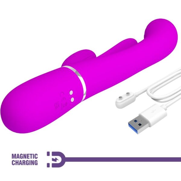 Pretty Love Shania — Rabbit Vibrator, Rechargeable, Pink — Rabbit Vibrators — view 3