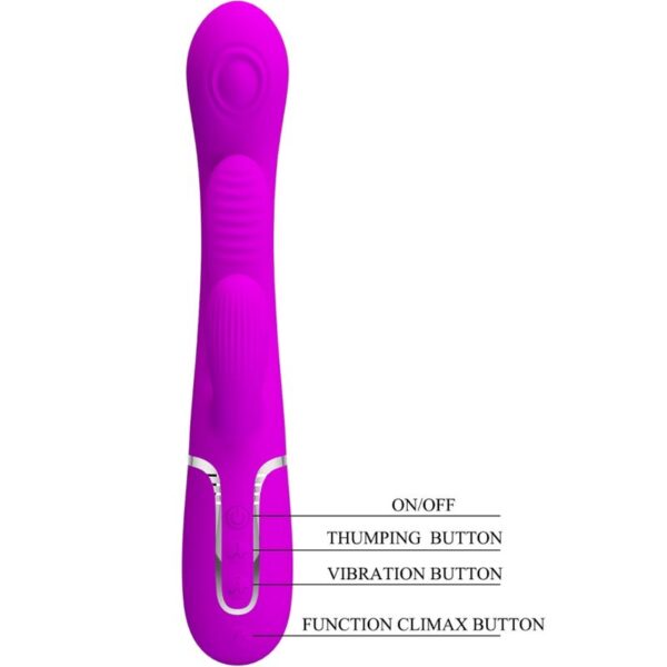 Pretty Love Shania — Rabbit Vibrator, Rechargeable, Pink — Rabbit Vibrators — view 4
