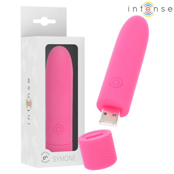 Intense Symone — Bullet Vibrator, Rechargeable, Pink — Bullet Vibrators