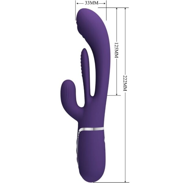 Pretty Love Shania — Rabbit Vibrator, Rechargeable, Purple — Rabbit Vibrators — view 8
