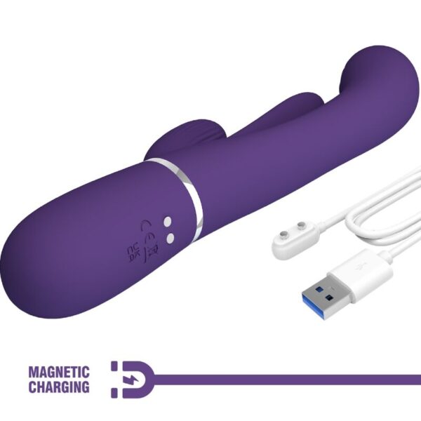 Pretty Love Shania — Rabbit Vibrator, Rechargeable, Purple — Rabbit Vibrators — view 10