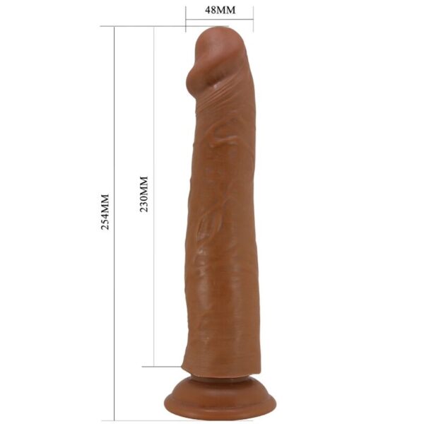 Pretty Love Sharife — Realistic Dildo, Suction Cup, 25 cm, Brown — Dildos — view 5
