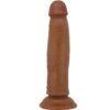 Pretty Love Keon — Realistic Dildo, Suction Cup, 21 cm, Brown — Dildos