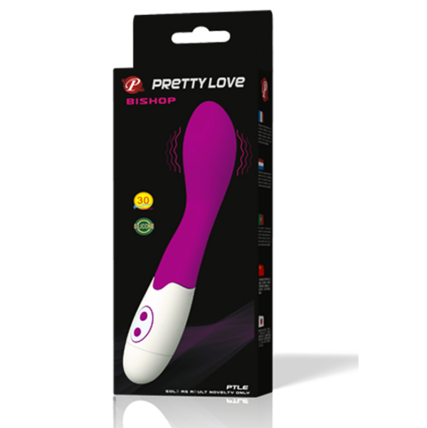 Pretty Love Flirtation Bishop — G-Spot Vibrator, Lilac and White — G-Spot Vibrators — view 2