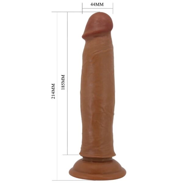 Pretty Love Keon — Realistic Dildo, Suction Cup, 21 cm, Brown — Dildos — view 5