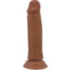 Pretty Love Quentin — Realistic Dildo, Suction Cup, 18 cm, Brown — Dildos