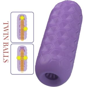 Pretty Love Twin Balls Venus — Male Masturbator, Purple — Male Masturbators — view 3