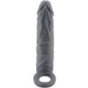 Pretty Love — Penis Sleeve, Realistic, Dark Grey — Penis Accessories