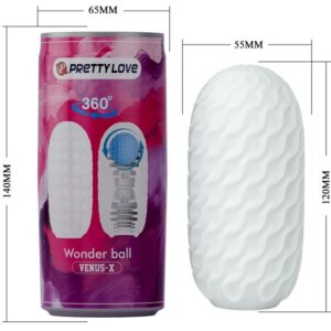 Pretty Love Wonder Ball Venus — Male Masturbator, White — Male Masturbators — view 4