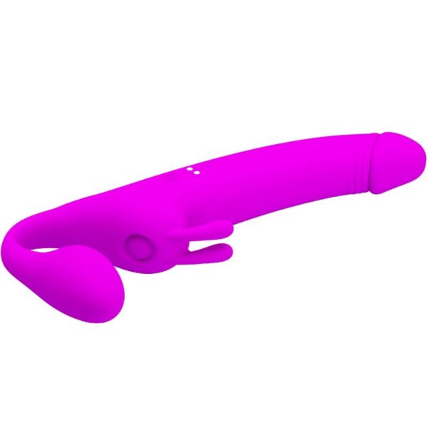 Pretty Love Zanini — Strapless Strap-On, Rechargeable, Purple — Strap-Ons & Harnesses — view 9