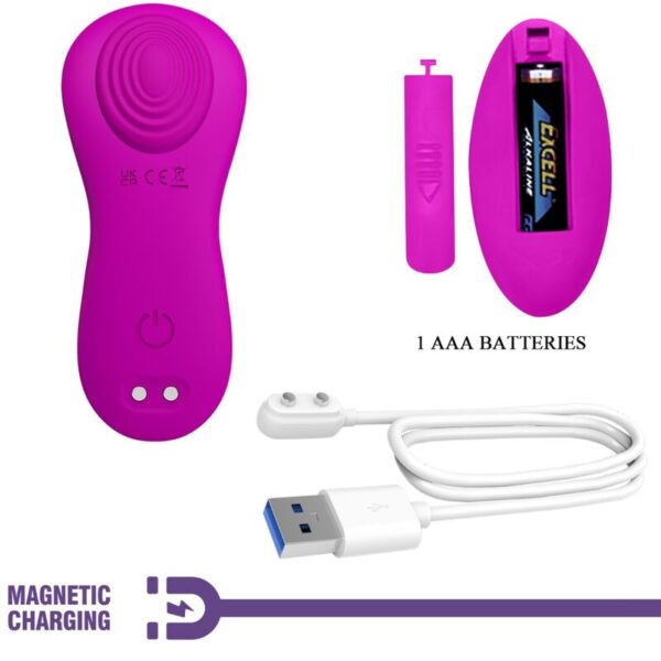 Pretty Love Romario — Panty Vibrator, Remote Control, Pink — Clitoral Vibrators — view 6