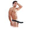 Fetish Fantasy Series — Hollow Strap-On, 20 cm, Black — Hollow Strap-Ons