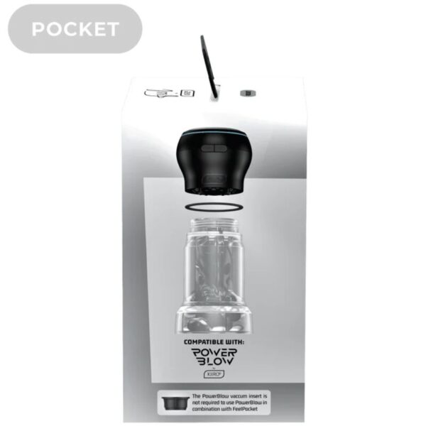 Kiiroo Feel Pocket Crystal — Male Masturbator, Transparent — Male Masturbators — view 2
