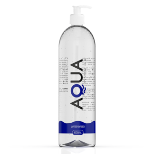 Aqua Quality — Water-Based Lubricant, 1000 ml, Odourless — Lubes