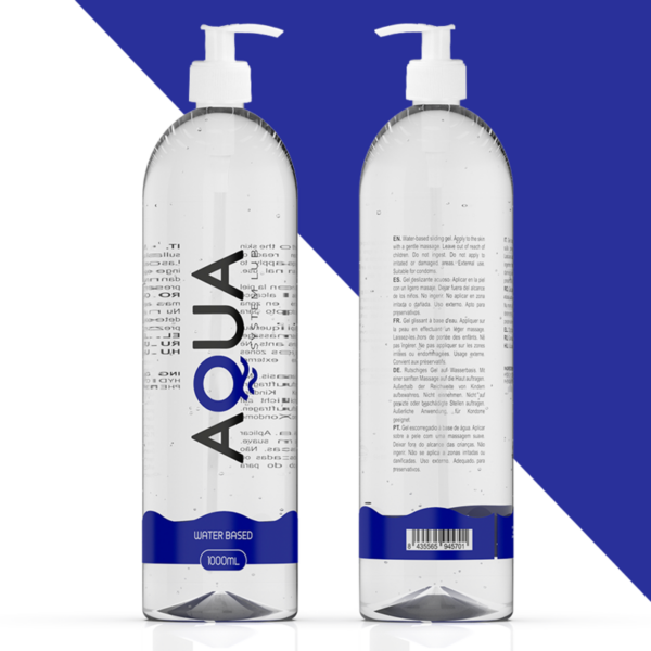 Aqua Quality — Water-Based Lubricant, 1000 ml, Odourless — Lubes — view 6