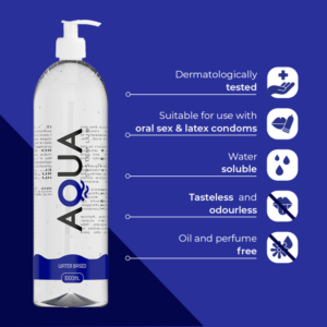 Aqua Quality — Water-Based Lubricant, 1000 ml, Odourless — Lubes — view 4