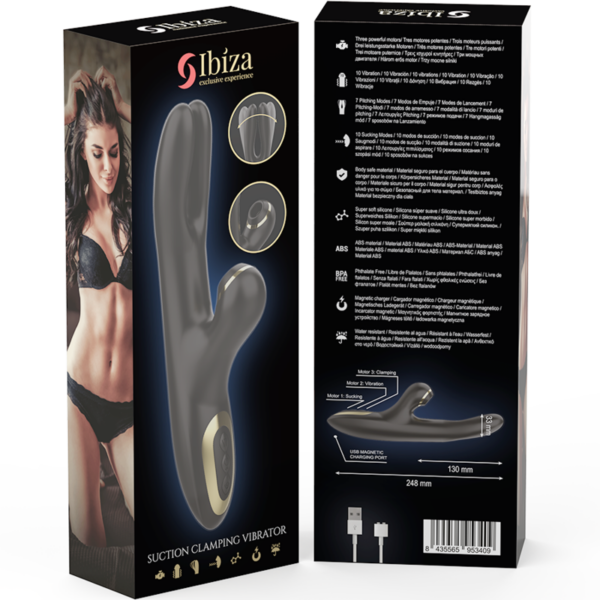 Ibiza Double Clamping — Rabbit Vibrator, Waterproof — Hi-Tech Vibrators — view 6