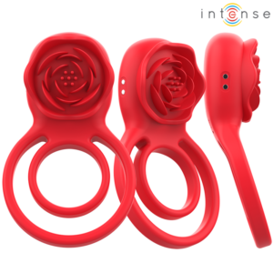 Intense Gail — Vibrating Cock Ring, Remote Control, Red — Cock Rings — view 3
