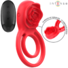 Intense Gail — Vibrating Cock Ring, Remote Control, Red — Cock Rings