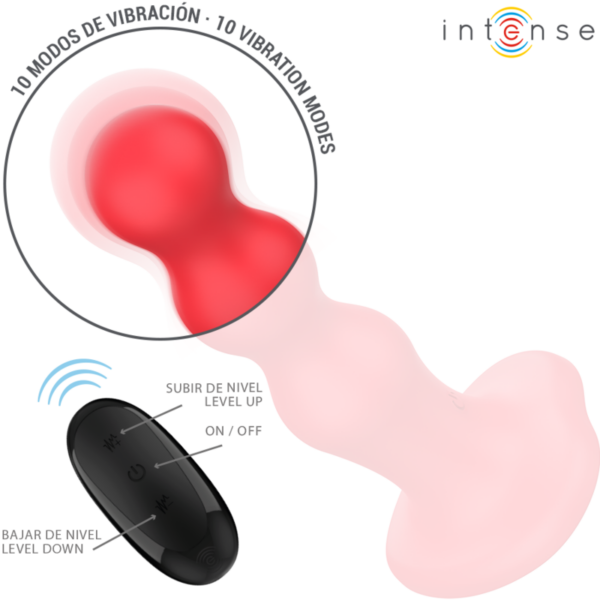 Intense Cody — Vibrator, Remote Control, Red — Remote Control Vibrators — view 5