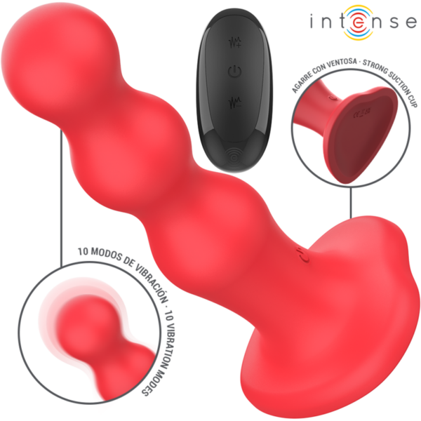 Intense Cody — Vibrator, Remote Control, Red — Remote Control Vibrators