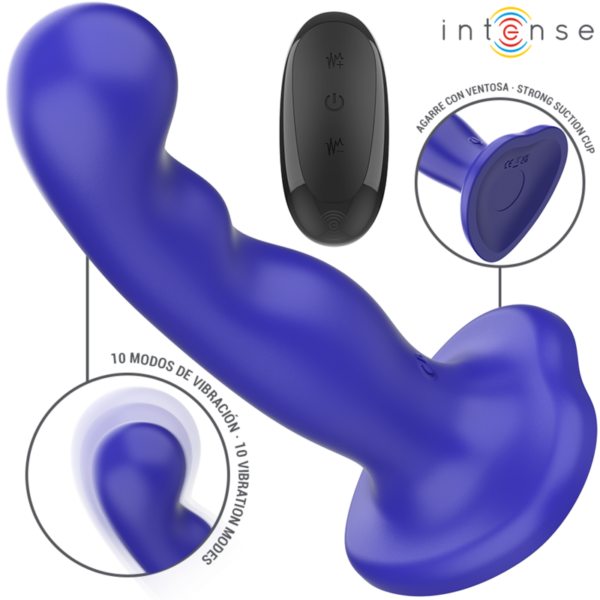 Intense Shorty — Vibrator, Remote Control, Blue — Remote Control Vibrators