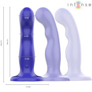 Intense Shorty — Vibrator, Remote Control, Blue — Remote Control Vibrators — view 2